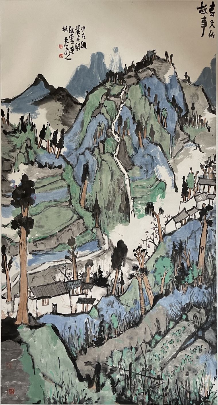 《春天的故事》180X96cm