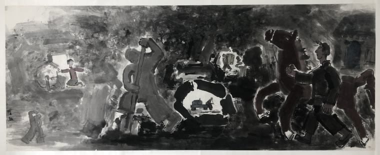 《故园大梦》144X365cm