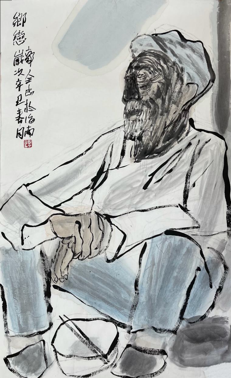 《乡恋系列》97X60cm-3