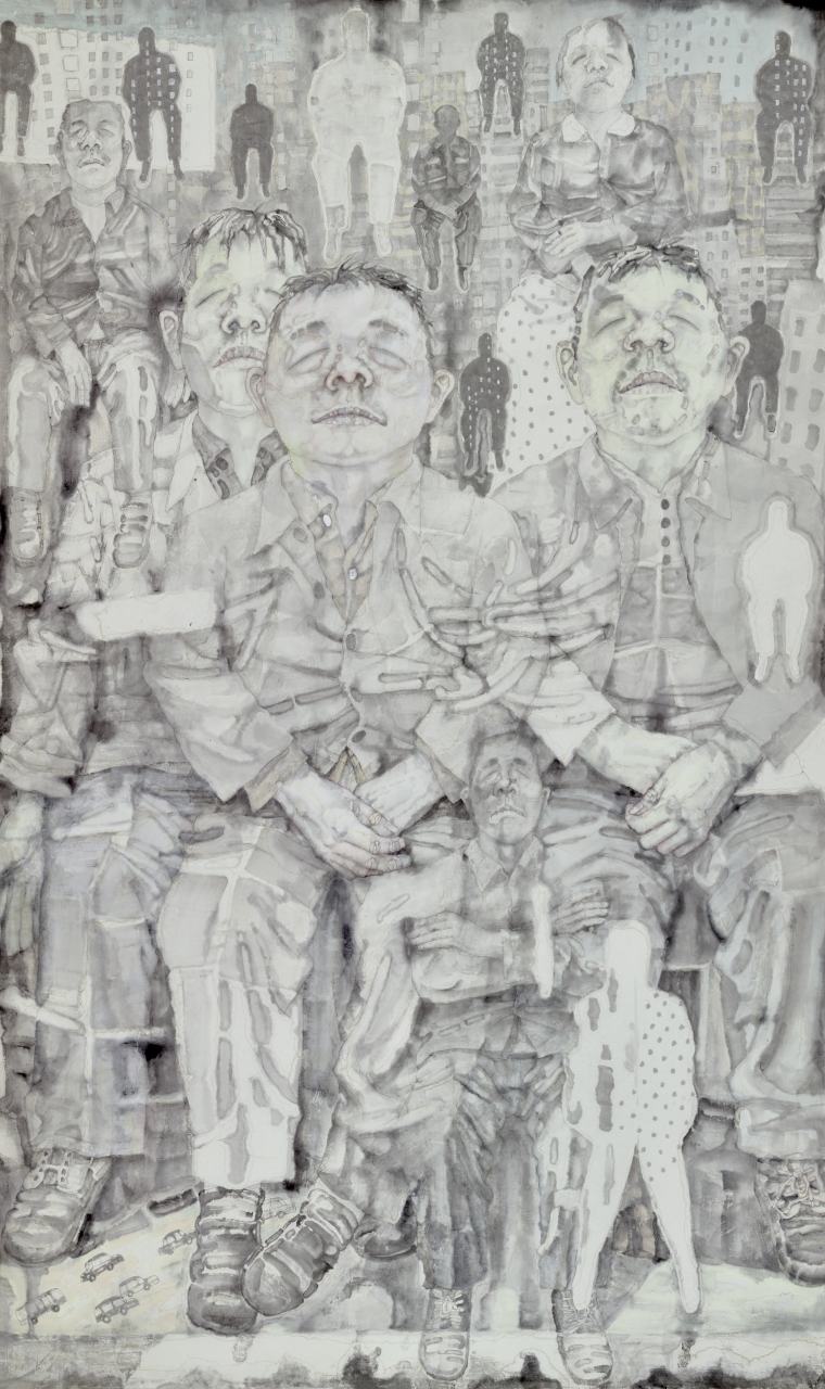 《城市夜色》220X120cm