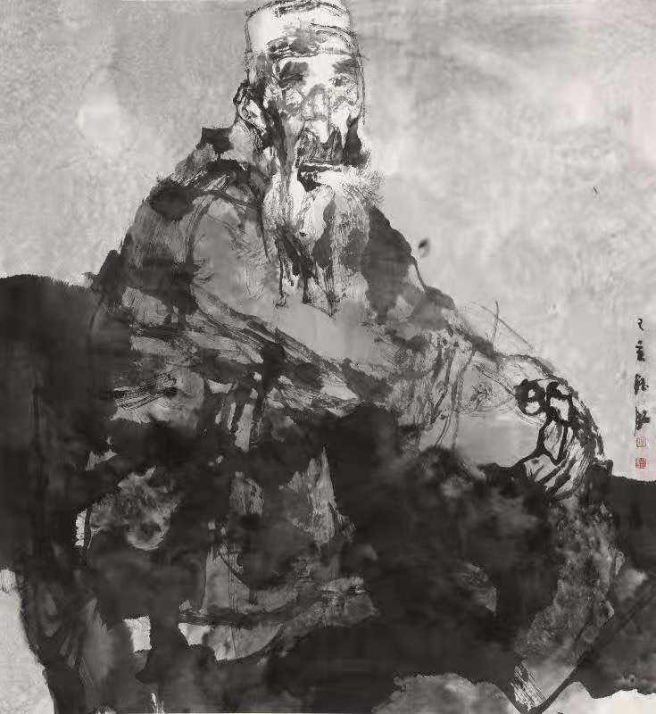 《西部人物》之一97X90cm