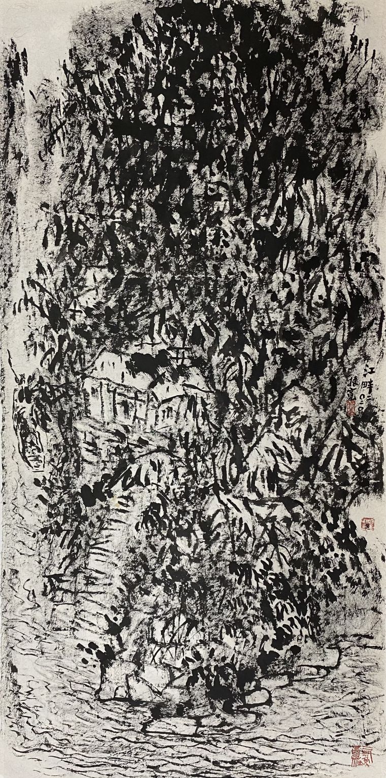 《江畔》70X142