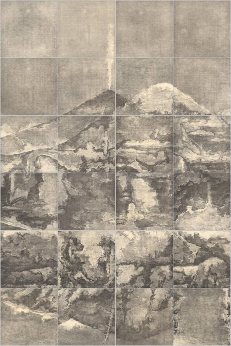 《荒原3 号》300×200cm  铜版画2017