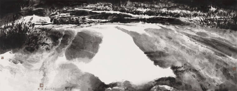 《水墨》6 192x500cm，2022年