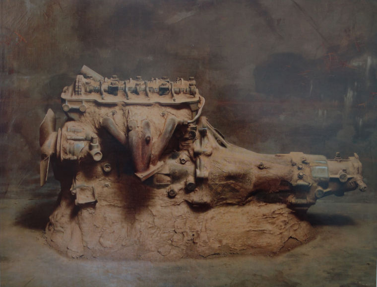 《文物-新产品设计》97x127cm 1993年 布面油画