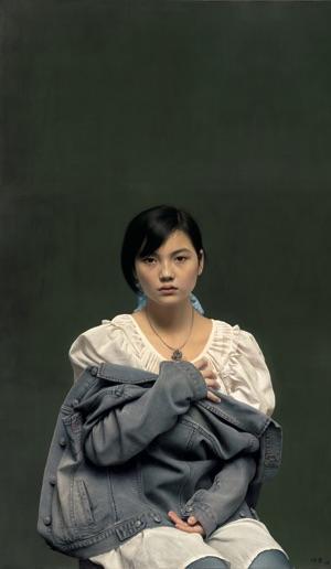 《肖像之相-小唐》140X80cm 2007年 布面油画