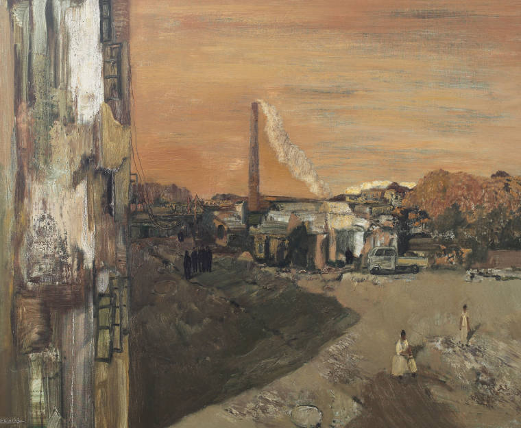 任传文 《浮生-斜阳》 布面油画 105cmX122CM 2014年