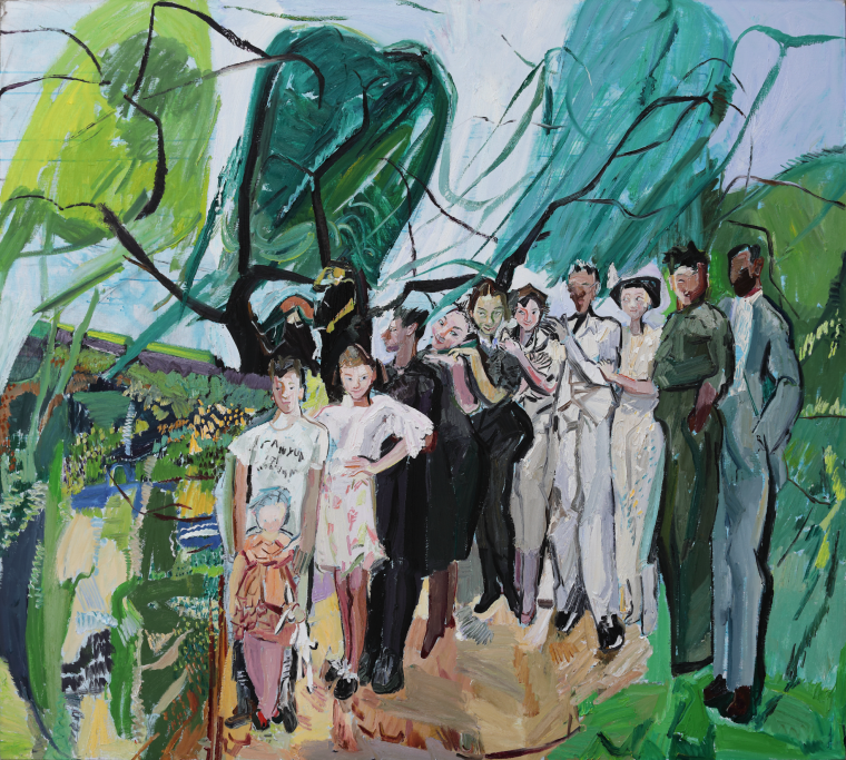 闫平 《那些亲密的时光》 180x200cm 布面油画 2020年