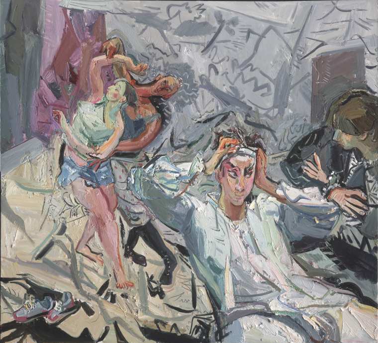 闫平 《我本是男儿身》 布面油画 180cmx200cm  2013年