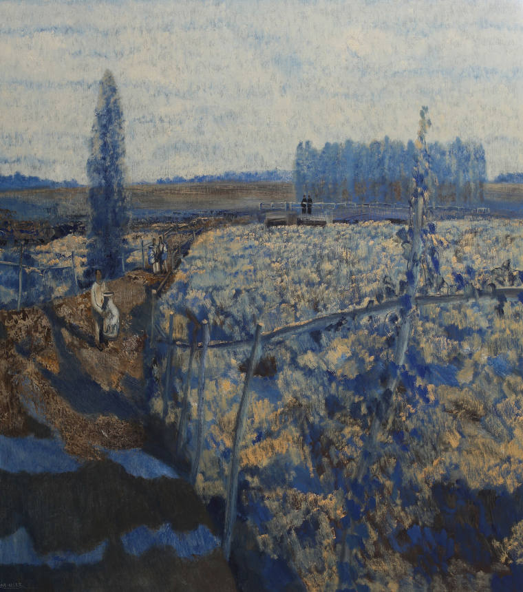 任传文 《浮生-秋阳》 布面油画   138cmX122CM 2016年