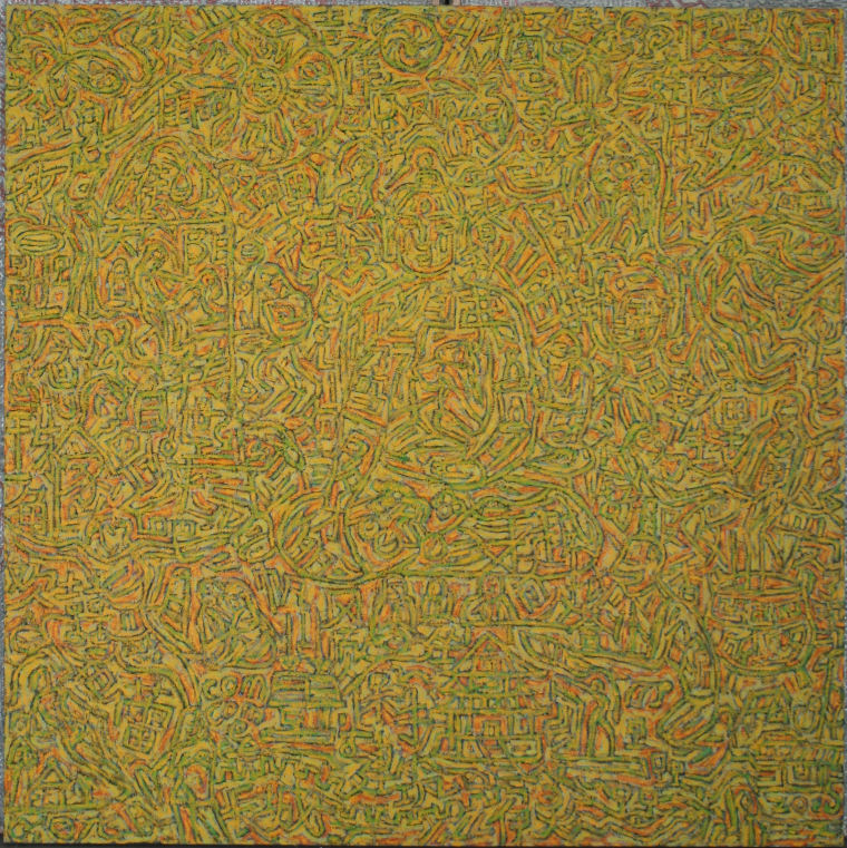 《佛》(180x180cm)2009