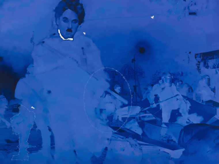 《我是我的工具-华尔街》NO.3 2012年 240×320cm 布上油彩
