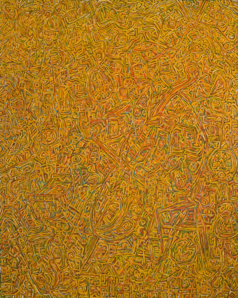 《拉大提琴》 160x200cm