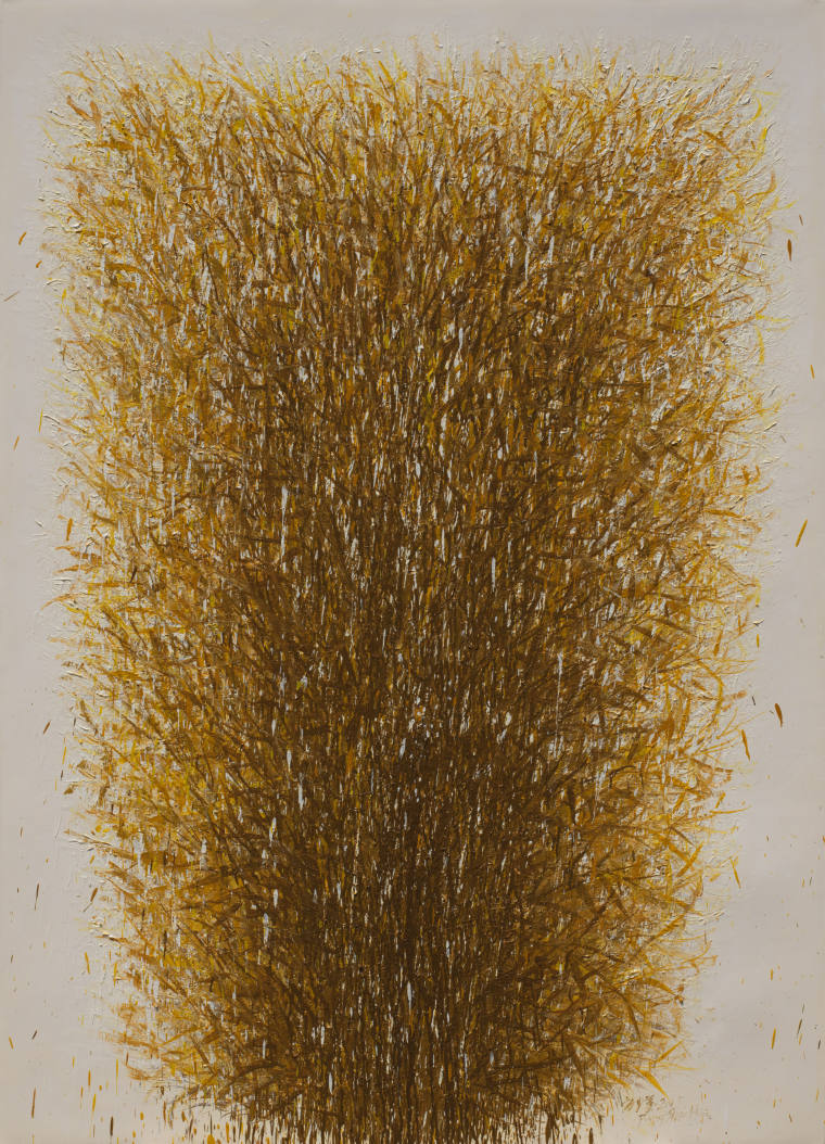 《无谱之竹-金竹-1》 2015 138X100cm