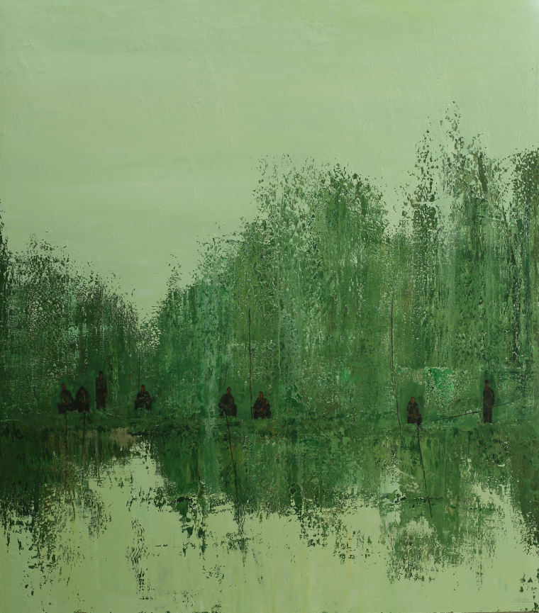 任传文 《浮生-夏至》 布面油画 165cmx145cm 2019