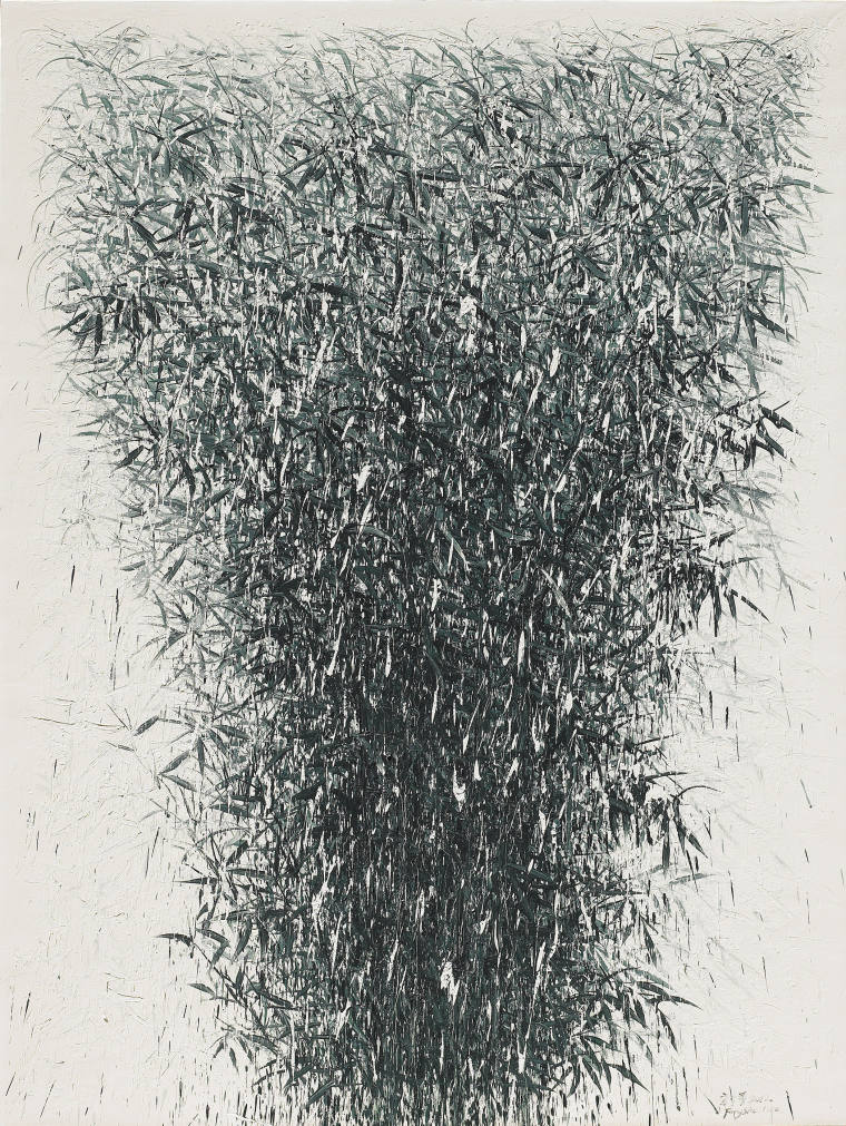 《无谱之竹—闲圃邻》200cm×150cm  2012
