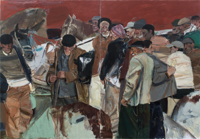 赵培智 《石头记》布面油画 210cmx300cm 2016年