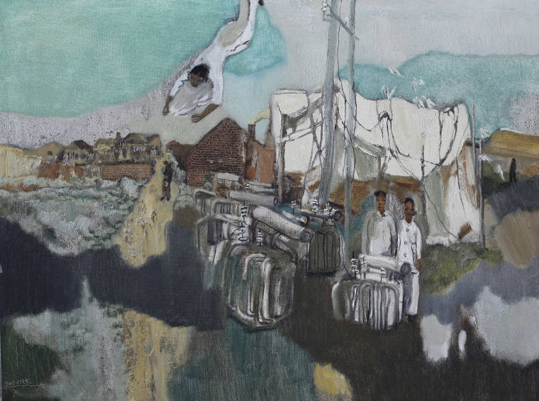 任传文  《浮生-梦》 布面油画 60X80CM 2015年