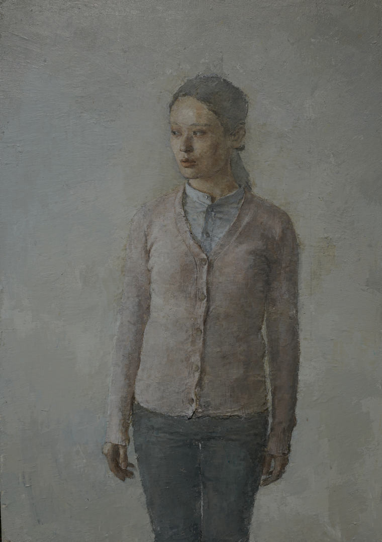 孙逊 《W的肖像》 综合材料 162cmx112cm 2019