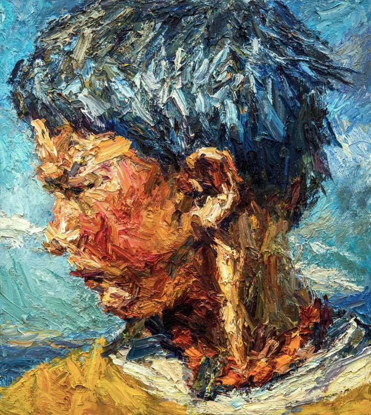 谢东明 《向往》 布面油画 90cmx80cm 2015