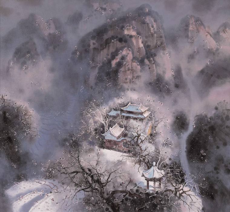 翁凯旋 《空山系列之十一》 120x130cm 布面油彩 2020