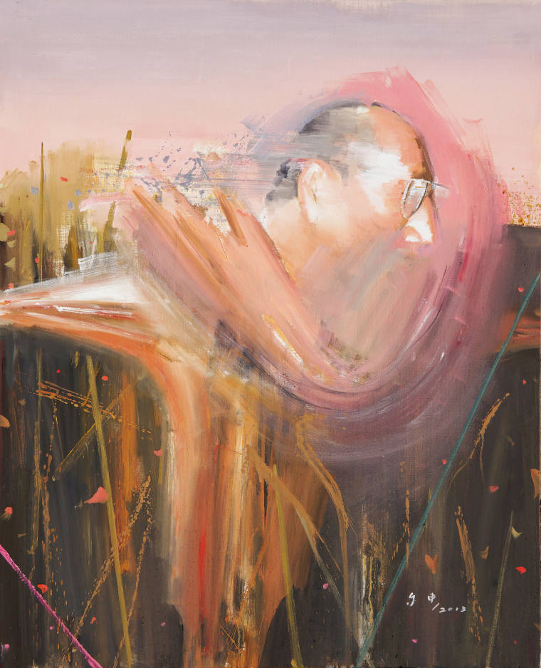《麦田纪事四》 2013 画布油彩 110×90cm 韦尔申