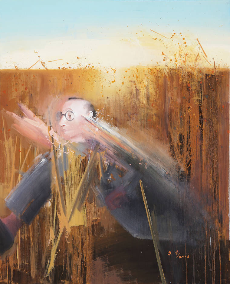 《麦田纪事》 2013 画布油彩 110×90cm 韦尔申