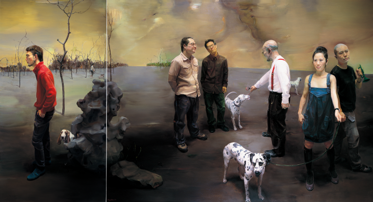 《园子》 之二420cmX230cm 范勃 2010 