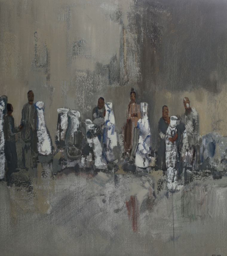 任传文 《浮生-瓷魂》 布面油画 138cmX122CM 2016年