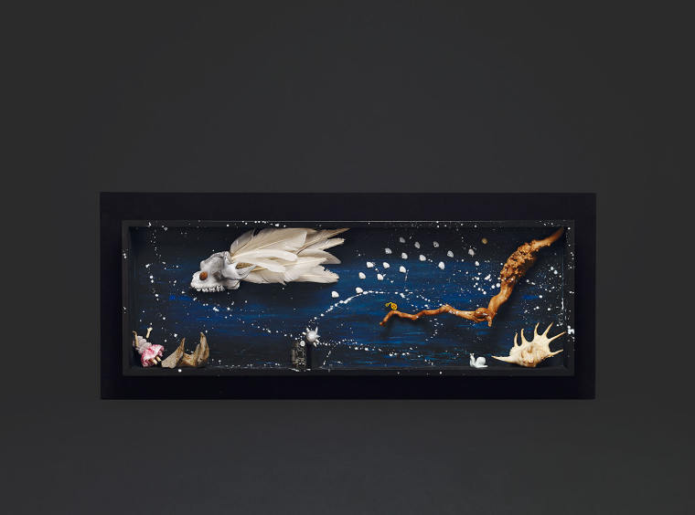 陈庆庆 《去北极-2》40x96x14cm 2017