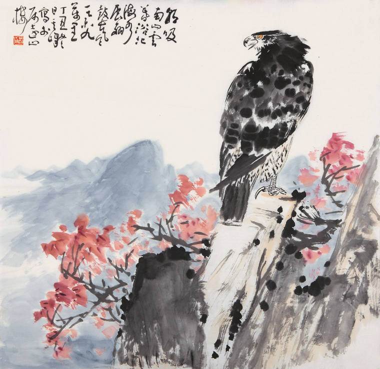 《一览众山小》68x68cm-1