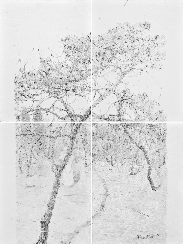 《未标题12》 布面油画 80cmx60cm 2015