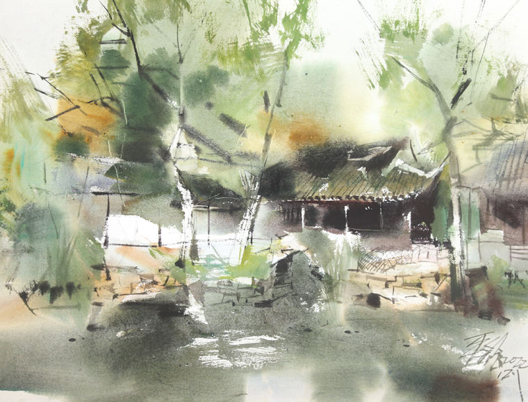 《秋风》56x76cm