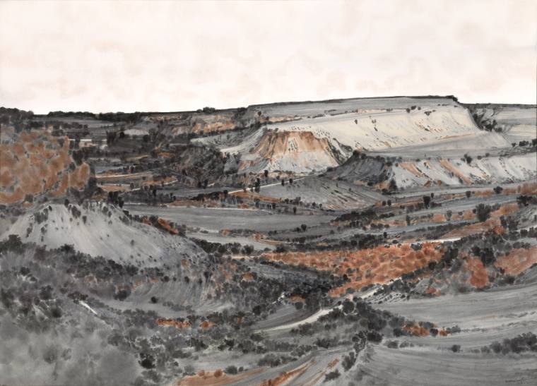 《陕北-55》1赵龙 102x75cm，纸上水彩2022