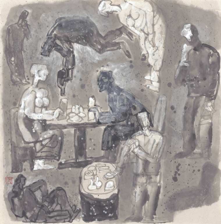 《丝路生活·之三》68x68cm 2021年(1)