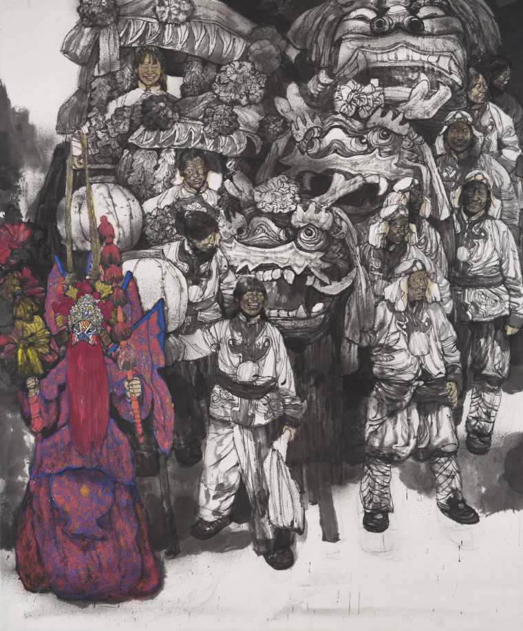 《西府社火》240x200cm 2019年(1)