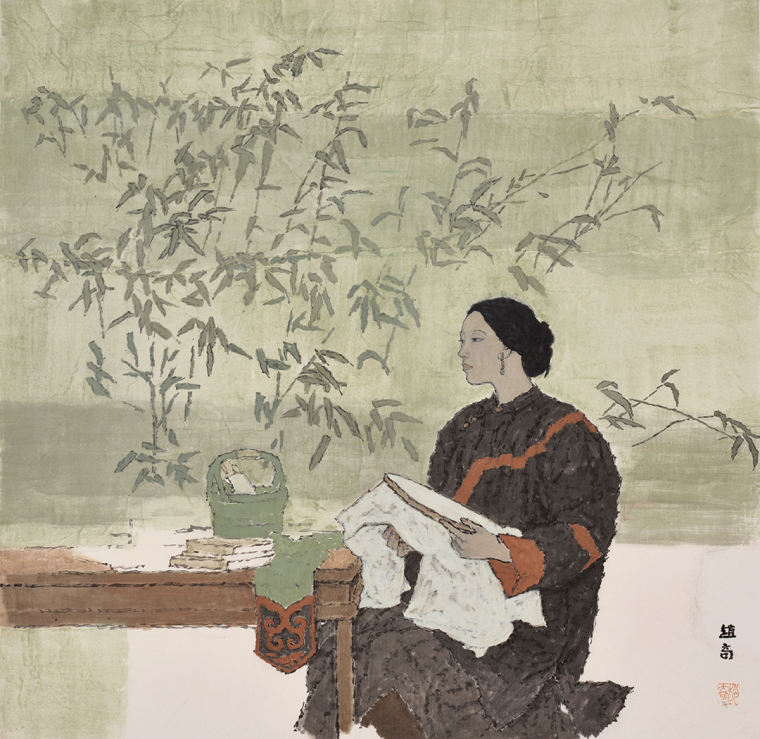  赵 奇《一抹江南秀》